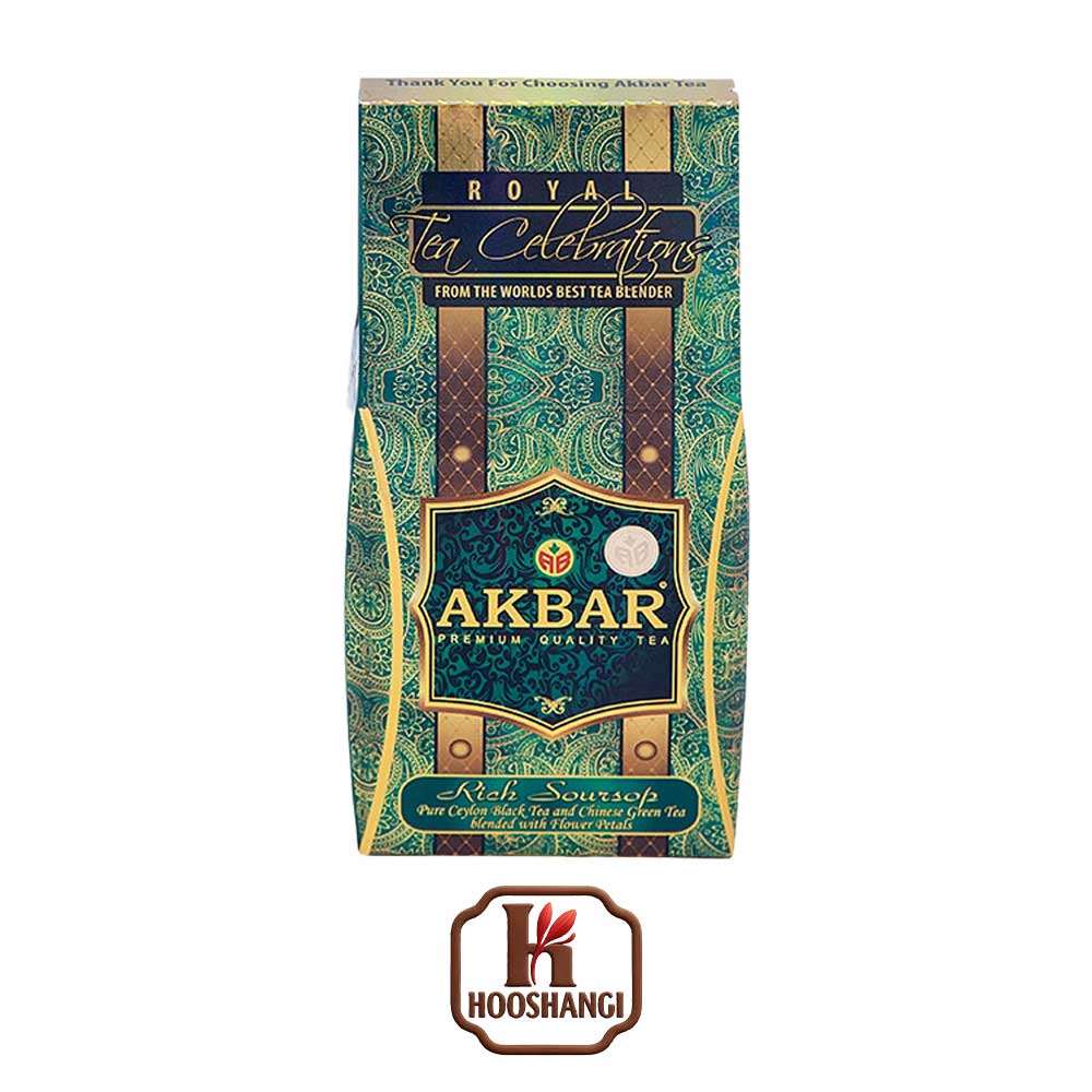 چای سورسوپ سلطنتی اکبر بسته هدیه 100گرمی