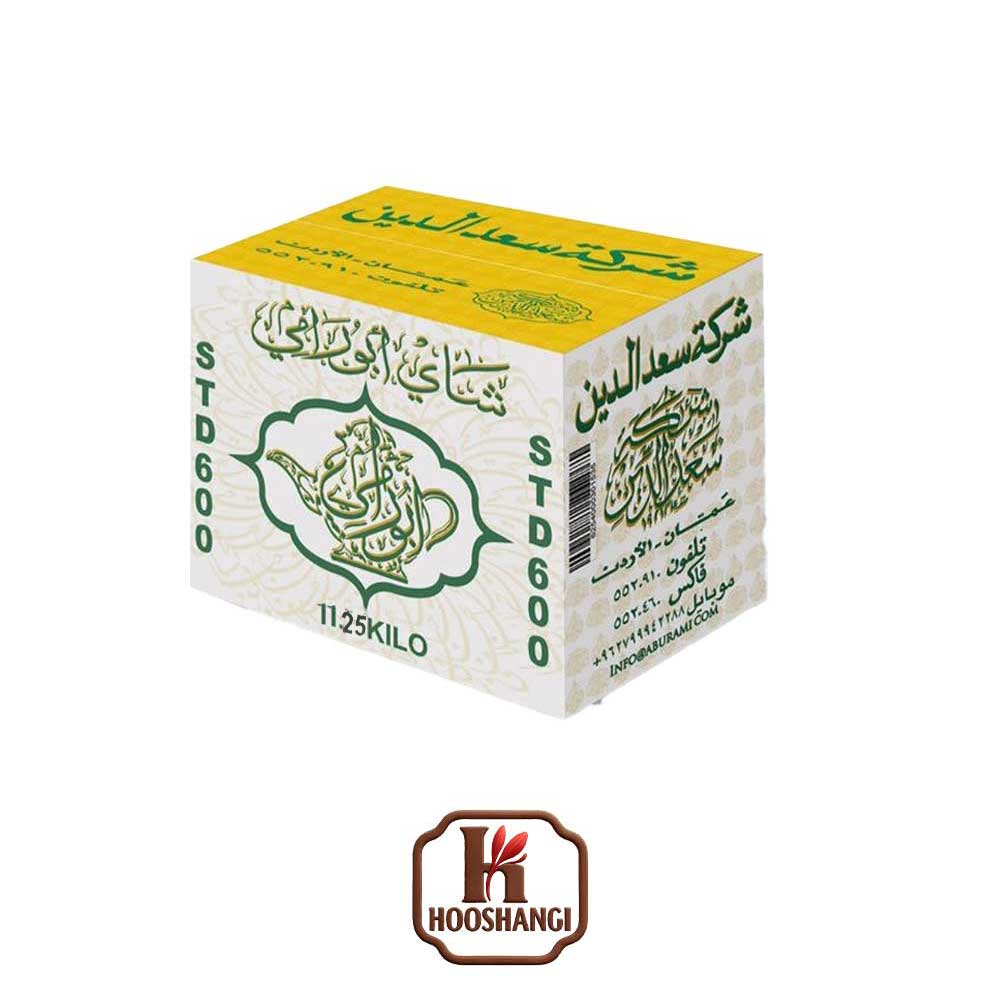 چای سعدالدین ابورامی کد 600 کارتن 11کیلو 250 گرم